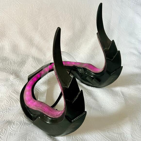 Imp Mercy Overwatch Light Up Horns Cosplay Costume Accessories Purple main image 4